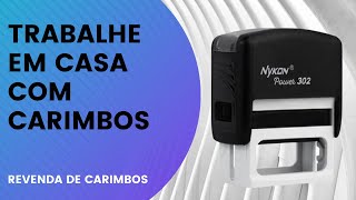 Como trabalhar com carimbos  Renda extra com carimbos  Trabalhe em Casa com carimbo personalizado [upl. by Humpage931]