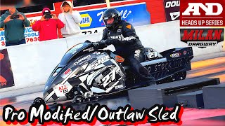 Pro Modified amp Outlaw Sled  September  AampD Heads Up Series [upl. by Ecaidnac]