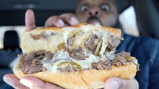 Jersey Mikes Philly Cheesesteak BLEW MY MIND [upl. by Imaon193]