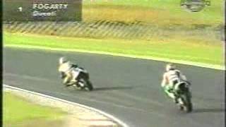 Carl Fogarty Ducati Crash [upl. by Ecneitap]