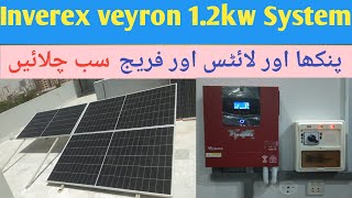 Inverex Veyron 12kw amp 3 Jinko N Type Panels  Complete Project for small family [upl. by Eaves]