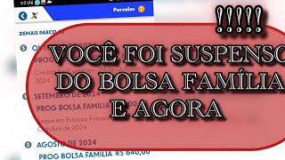 ATENÇÃO BOLSA FAMÍLIA SUA PARCELA DE NOVEMBRO FOI SUSPENSA E 😡 CANCELADA [upl. by Ilan]