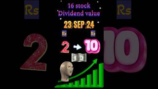 Dividend announcement 23 sep stockmarket dividend trading market dividendshares stocks bouns [upl. by Doti443]