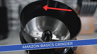 Best Budget Coffee Grinder Amazon Basics Electric Grinder Test [upl. by Olette]