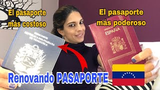 PRECIO DEL PASAPORTE VENEZOLANO VS PASOPORTE ESPAÑOL [upl. by Rebmak]