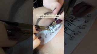 Pose wispy en extension de cil  Tips et astuces d’une technicienne de cils formationcil wispy [upl. by Llecrep306]