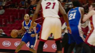 Highlights l Sixers vs Heat 112116 [upl. by Ellerehc]