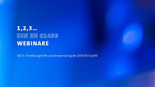 Webinar DIN EN 61439  Erstellungshilfe und Anwendung [upl. by Nivlen7]