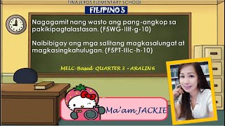 Q3 FILIPINO 5 WASTONG GAMIT NG PANGANGKOP I MGA SALITANG MAGKASINGKAHULUGAN AT MAGKASALUNGAT [upl. by Lihas]