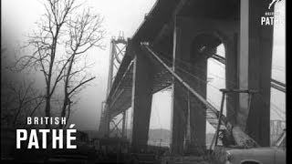 New Forth Bridge Under Construction 1963 [upl. by Clint152]