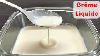 CRÈME LIQUIDE Fait Maison🔝 Comment Faire une crème fraîche liquide‼️ Liquid Fresh Cream Recipe [upl. by Bible]