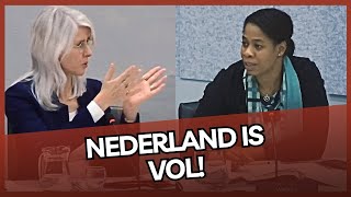 Mona Keijzer vs de HELE KAMER Nederland is VOL [upl. by Nicol]