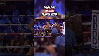 Tyson Fury DESTROYS Deontay Wilder in their rematch boxing [upl. by Aniroc]