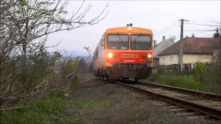 Bzmot Bézé motorvonat Berkenye és Nógrád között  Bzmot Studenka motortrain in Hungary [upl. by Ddart]