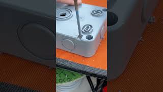 Smart outside plug installation howto smart smartplug electrics diy homeimprovement [upl. by Luanni]