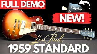 NEW EPIPHONE 1959 Les Paul Standard FULL DEMO [upl. by Greenfield]