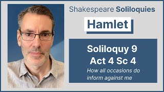 Hamlet Soliloquy Analysis 9 How all occasions do inform against me Act 4 Sc 4 [upl. by Enyedy639]