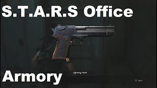 Resident Evil 2 Remake  STARS Office Armory [upl. by Ayat]