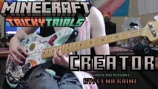 Creator Music Box Version  Lena Raine  Bass Cover minecraft bass [upl. by Dur635]