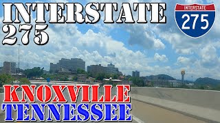 I275 South  Knoxville  Tennessee  4K Highway Drive [upl. by Yenalem383]