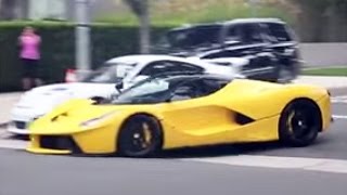 Ferrari LaFerrari terrorizes Beverly Hills community [upl. by Godric503]