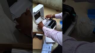 barcode printer ribbon amp roll installation guide printer barcode supermarket [upl. by Briant154]