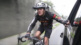 Bikers Dash Across Mexico City in Illegal Alleycat Races [upl. by Nillor913]