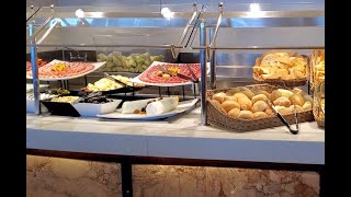 The MSC Meraviglia Cruise Ship Buffet Dec 2023 [upl. by Hareehahs529]