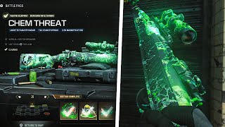 NEW KAR 98K quotCHEM THREATquot BLUEPRINT UNLOCKED MW3 SEASON 4 BATTLEPASS BLUEPRINTS [upl. by Bamby927]