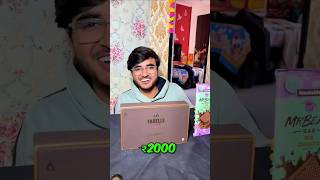 1 💲vs 2000💲 chocolate 🍫 challenge ✅ [upl. by Herm584]