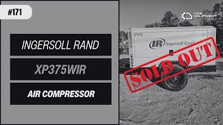 INGERSOLL RAND XP375WIR  aircompressor usa equipment [upl. by Debbi]