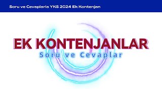 Ek Kontenjanlar Hakkında Merak Edilen Sorular Ek kontenjan Nedir Ek Kontenjana Kimler Başvurabilir [upl. by Natek418]