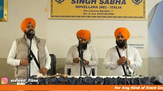 Live Dhaddi Jatha  Gurdwara Singh Sabha Novellara  Italy  Sahota Films 2024 [upl. by Siekram240]