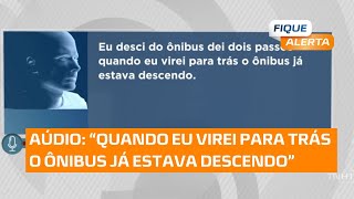 Passageiro que sobreviveu gravou áudio um minuto após acontecer acidente na Serra da Barriga [upl. by Uhthna]