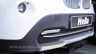 HELLA LEDayLine DRL Installation Video [upl. by Anerac]