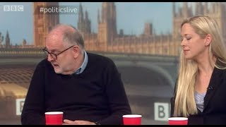 Lord Falconer Is Caught Reading an Hasbara Script on BBC Live [upl. by Selima]