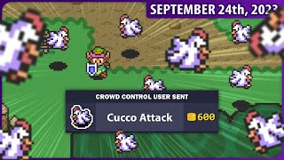 CUCCO ATTACK • Crowd Control A Link to the Past [upl. by Llerrom541]