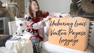 UNBOXING MY LOUIS VUITTON PEGASE LUGGAGE  THAT NEW DRESS [upl. by Ydok642]