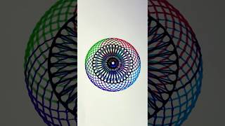 Watch How Circles Interlock to Form Magic asmr art 2024 shorts spirograph usa [upl. by Snodgrass]