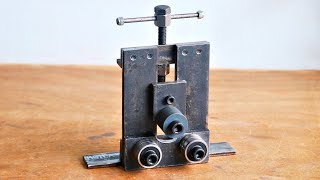 Make A Metal Bender  Homemade Roller Bender [upl. by Ynoyrb841]