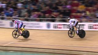 BOTTICHER v DMITRIEV Gold Mens Sprint Final Race  2013 UCI World Track Championships [upl. by Charisse]