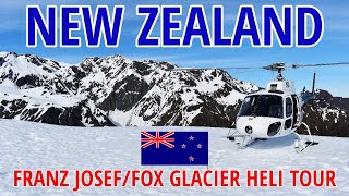 New Zealands Glacier Country Helicopter Tour  Franz Josef And Fox Glaciers 🇳🇿 [upl. by Anatole805]