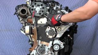 VW Jetta Sportwagen Golf TDI and Audi A3 TDI timing belt replacement  20L engine [upl. by Ahse]