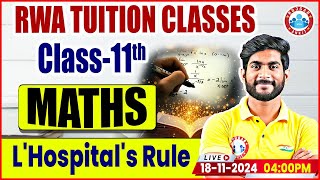 Class 11 Maths LHospitals Rule  11th Maths Imp Topics By Amit Sir [upl. by Ssitruc155]