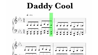 Boney M  Daddy Cool Sheet Music [upl. by Fulvia]