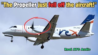 Pilot Lands WITHOUT Propeller [upl. by Dijam]