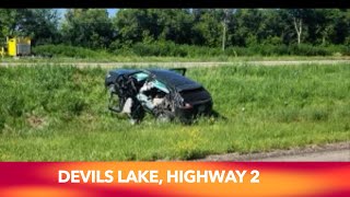 Crash At Devils Lake North Dakota [upl. by Husain259]