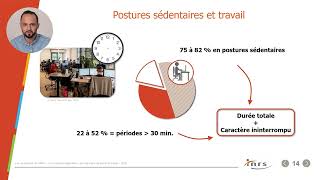 Webinaire Les postures sédentaires un réel enjeu de santé au travail [upl. by Acinnor]