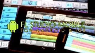 FL Studio Mobile for ANDROID and iOS [upl. by Onitnas]