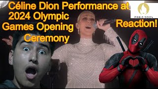 Céline Dion Performance at 2024 Olympic Games Opening Ceremony  Reaction [upl. by Jaeger]